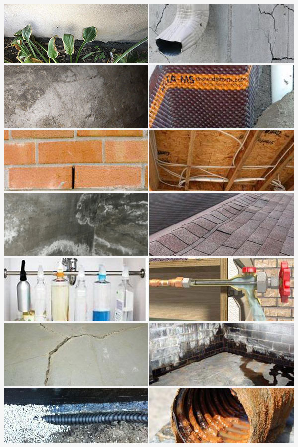 Potentiels problèmes sur un bâtiment